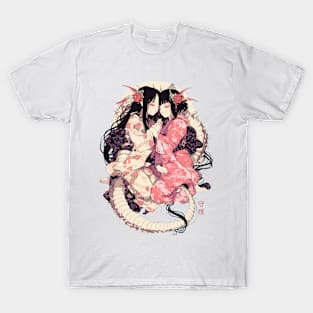 Sleeping Geishas Graphic T-Shirt 06 T-Shirt